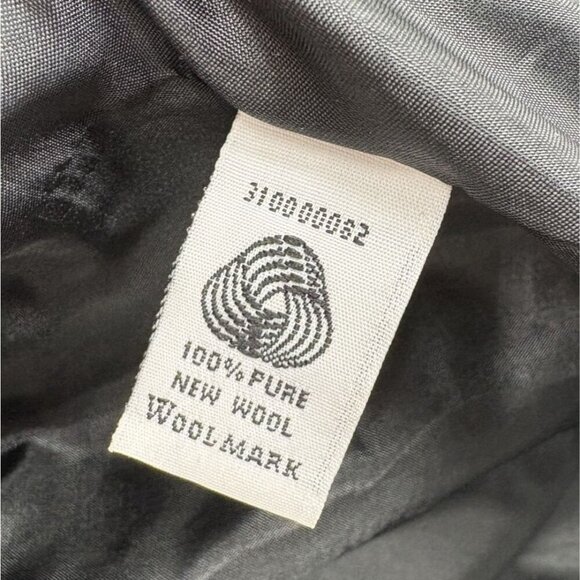 Vintage Pendleton Women's Petite Wool Blazer Jacket Size 12 Black Professional - Picture 8 of 11